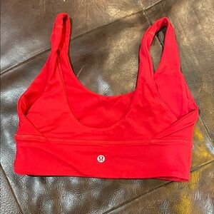 lululemon athletica Vibrant Red Sports Bra